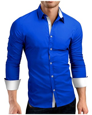 mens slim fit dinner shirt