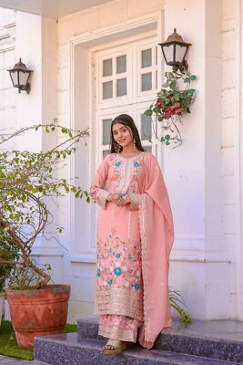 Pakistaner Kleid Indisch Bollywood Designer Kameez Party Lang Anarkali Salwar