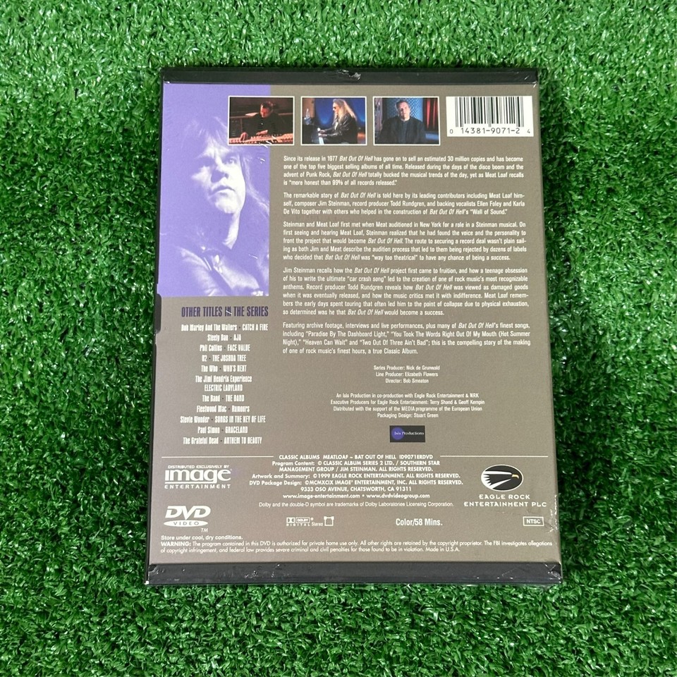 Meat Loaf DVD Movie New Sealed BOGO Deals Bat Out of Hell 1999