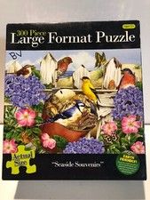 Large Format 300 Piece Puzzle "Seaside Souvenirs" Complete