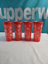 Tupperware Straight Sided Tumbler 16oz Set of...