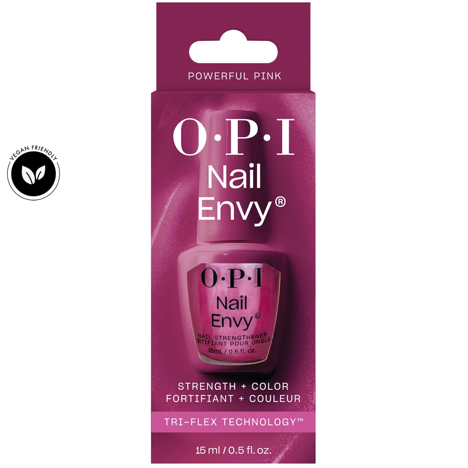 OPI Powerful Pink Nail Envy Nail Treatment - Tri-Flex Technology 15ml (NT229)