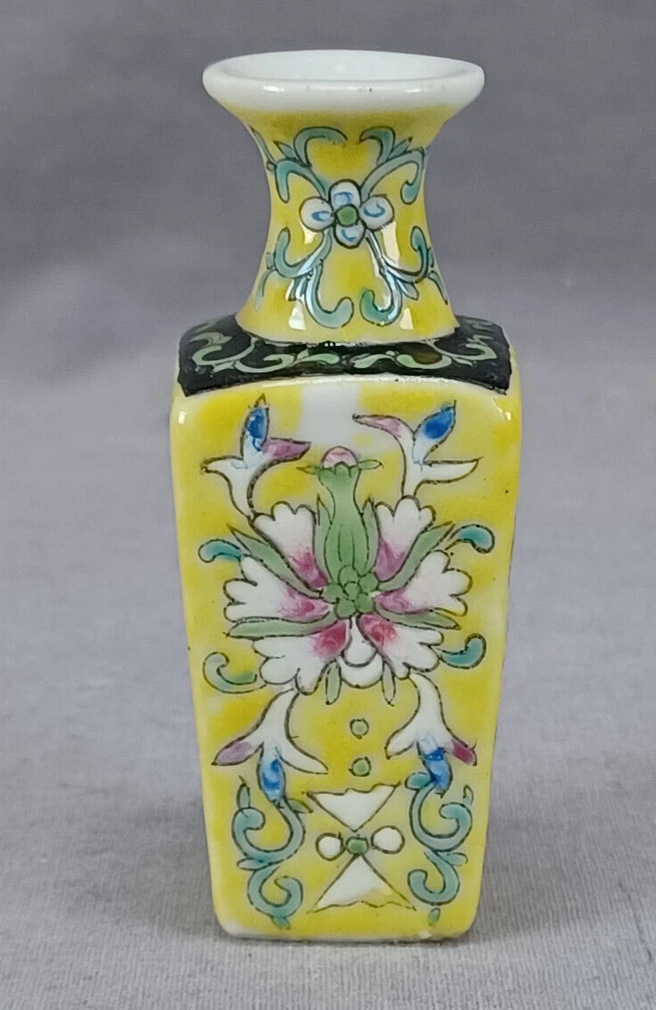 陶瓷黄色1900-1940 中国古董花瓶| eBay
