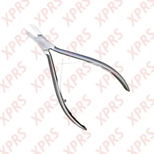 Nail Splitter, 6", Straight, Narrow Jaws, Double Spring Plain Handles, Premium