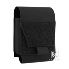 KRYDEX Tactical Handcuff Case Low Profile Cuff Pouch Black for MOLLE / Duty Belt