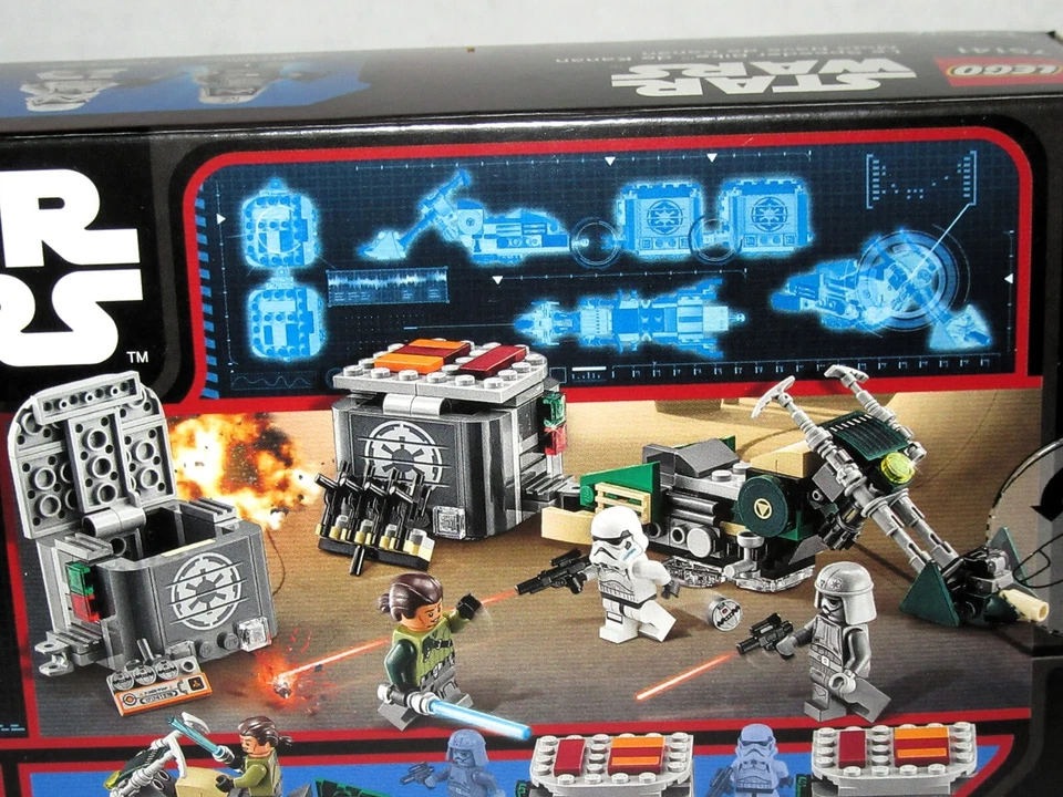 Lego Star Wars 75141 ~ BICICLETA SPEEDER DE CANAN ~ NISB Armas rebeldes retiradas Foto 4 de 4