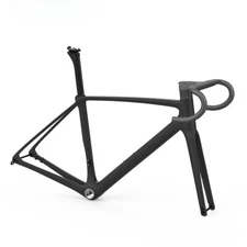 Carbon Fiber Road Bike Frame Lightweight Matte Bicycle Parts Racing Frameset