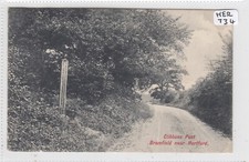 BRAMFIELD near Hertford  Hertfordshire   Clibbons Post  by Charles Martin