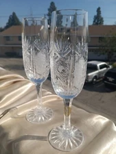 Royal Toast Crystal Flutes Zawiercie Poland 2006 - Collectible Limited Edition