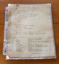 Rare 1924 Notre Dame 12 Page All Hand Written Scouting Report For Knute Rockne