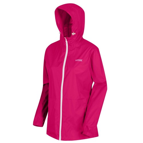 Regatta Damen Pack It III wasserdichte Hoodie Jacke packbar Regenmantel - Bild 5 von 33
