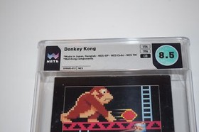 DONKEY KONG (Nintendo Entertainment System 1986) NES--WATA 8.5 CIB (GWT44)