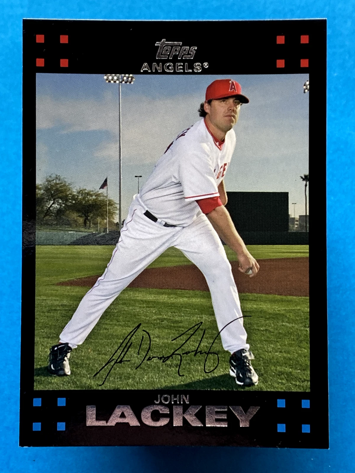 John Lackey trading card