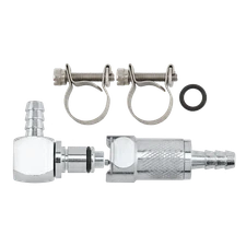 For Aprilia Futura Gas Fuel Line Hose Pump Metal Quick Disconnect Coupling Set