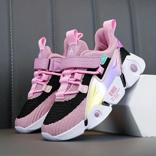 Kids Sneakers Girls Running Shoes Lightweight Outdoor Tennis School Sport Shoes - Picture 7 of 17
