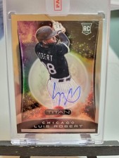 Luis Robert Rookie Titan 2020 Panini Chronicles Auto
