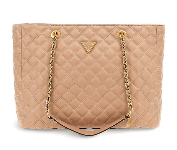 Guess Giully Tote Beige, Damentasche Handtasche Schultertasche-image