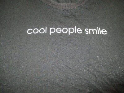 Womens black v neck t shirt QVC plus size 2X Cool People
