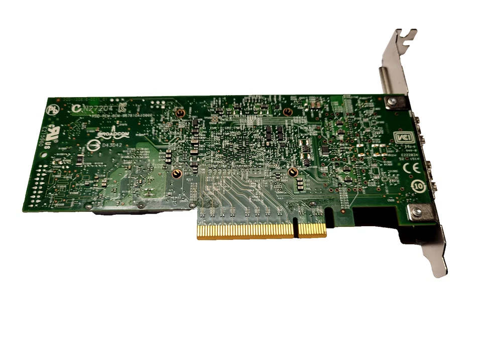 QLogic 57810S | 10GB/e Netzwerk-Adapter | Dual Port PCIe x8 | DP/N 0N20KJ - Bild 3 von 3
