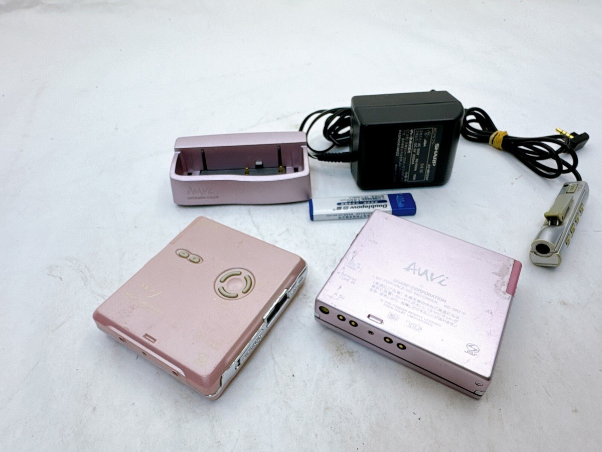 Yahoo!オークション SHARP シャープ MD-ST600-P ピンク ポータブルMD