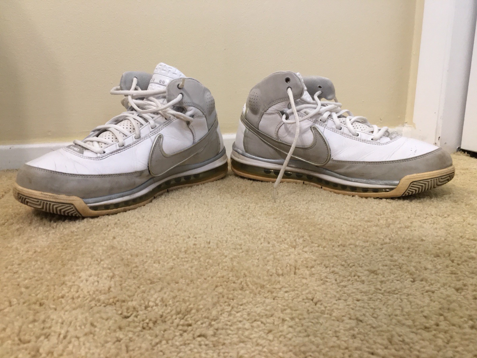 Nike Air Max Elite II (2) TB, 316903102, White/Gray, Basketball, Men's