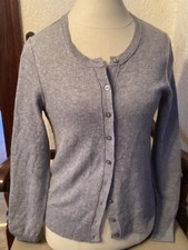 Womens 100 Cashmere Cardigan Gray Apt 9 Medium