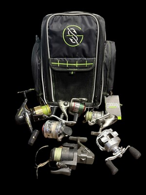 Googan Squad Fishing Backpack W/ Reels Tackle Container