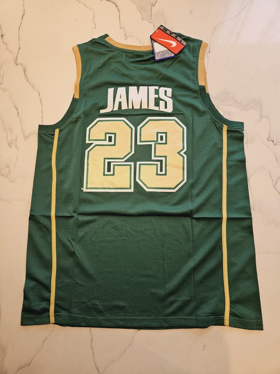 LeBron James #23 Green St Vincent St Mary Irish High School