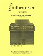 GULBRANSEN PARAGON Service Manual Schematic Diagrams Schaltplan Electrical Diagram