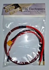 Icharger 406 Battery Lead 2s Charge Balance 4mm bullet To XT60 style Lipo. 24in