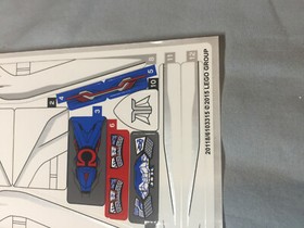 Authentic Lego Sticker Sheet 76028 Darkseid Invasion 20118 No Bricks 