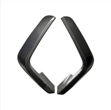 For BMW Z4 G29 2019-23 Real Dry Carbon Fiber Front Bumper Corner Cover Trim Pair