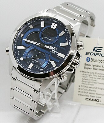   Casio Edifice Herrenuhr Bluetooth ECB-30D-2AEF Smartphone Link  