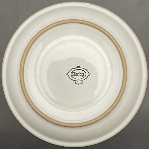 Denby Castile Blue 2pc Set Cup Saucers Only 1975-1987 Made in England 6"dia - Picture 6 of 9