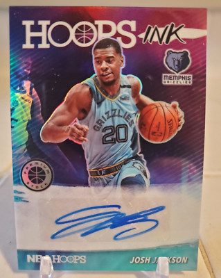 2020 NBA Hoops JOSH JACKSON Autograph Prizm Holo Auto Card #HI-JJO Hoops Ink SP