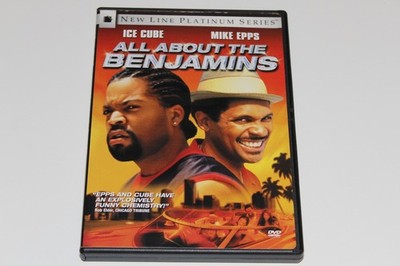 All About the Benjamins (2002) DVD Ice Cube Mike Epps Comedy Action Movie Disc