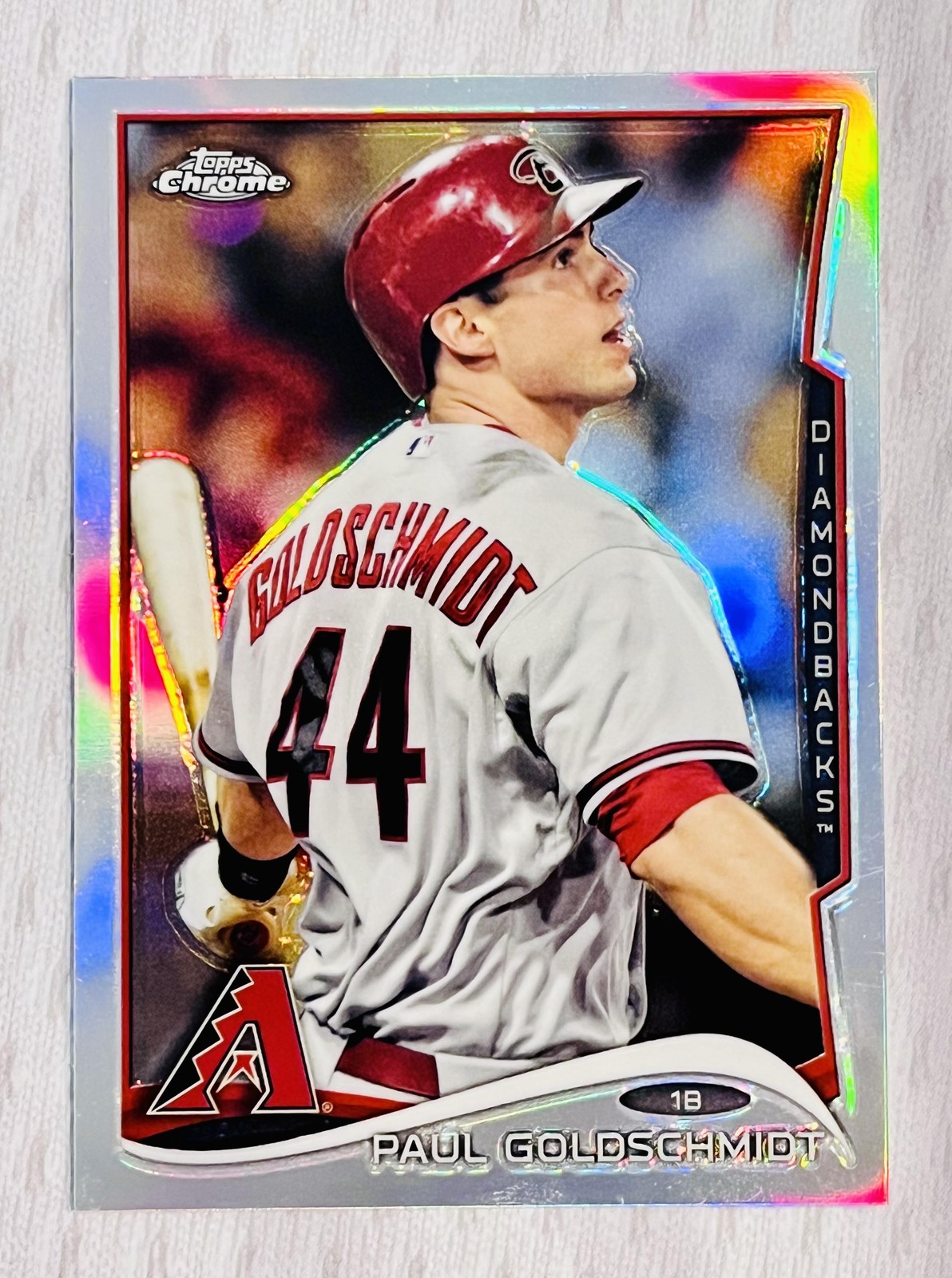 2014 Topps Chrome #125 Paul Goldschmidt Refractors