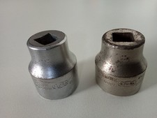 Elora 1 1/4AF and 11/16BSF vintage sockets, West Germany