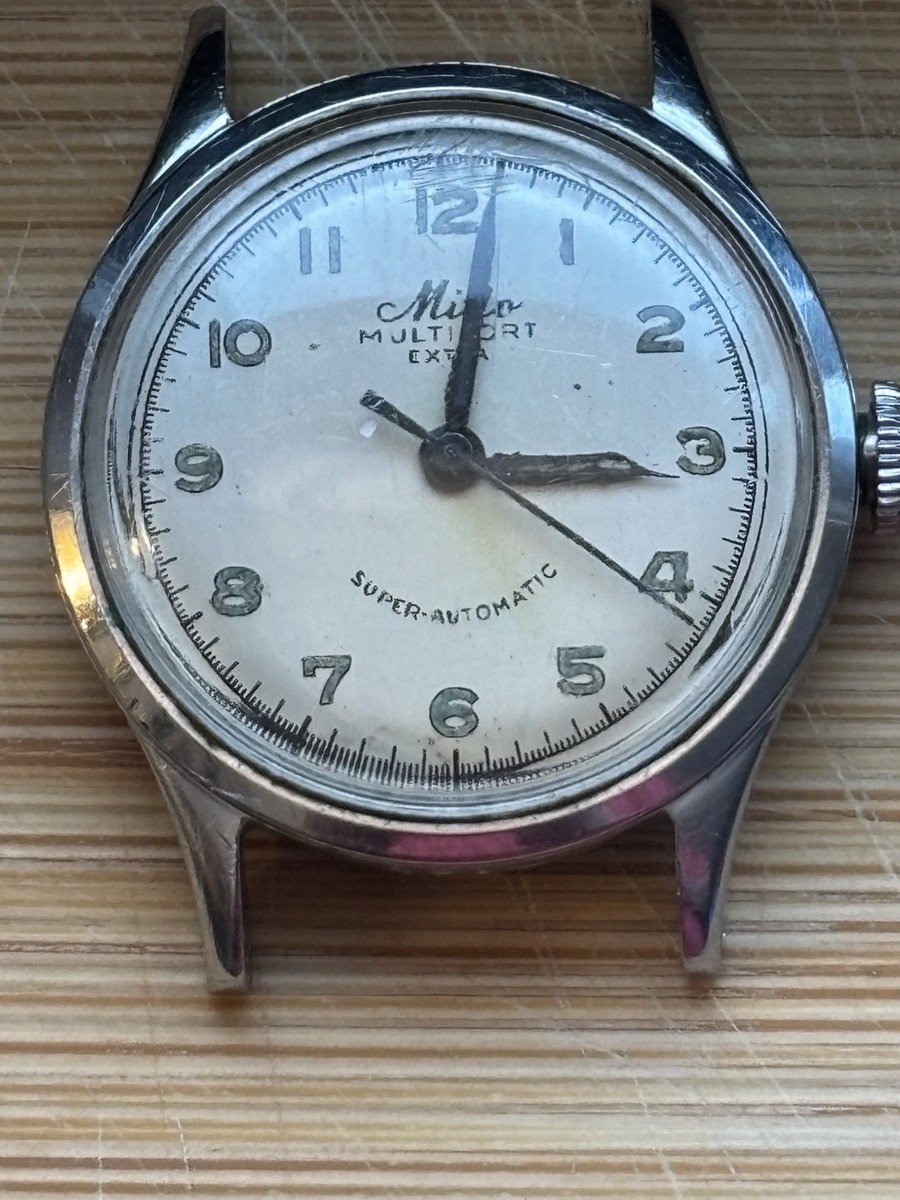 Vintage MIDO MULTIFORT EXTRA, SUPER AUTOMATIC,Swiss,17 J, Ca.1940s