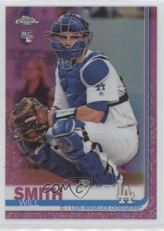 2019 Topps Chrome Update Target Pink Refractor Will Smith #47 Rookie RC 09if