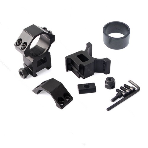 2Pcs 1''/30mm Ring Scope Mount High Profile 20mm Picatinny Rail Adapter Hunting - Picture 7 of 8