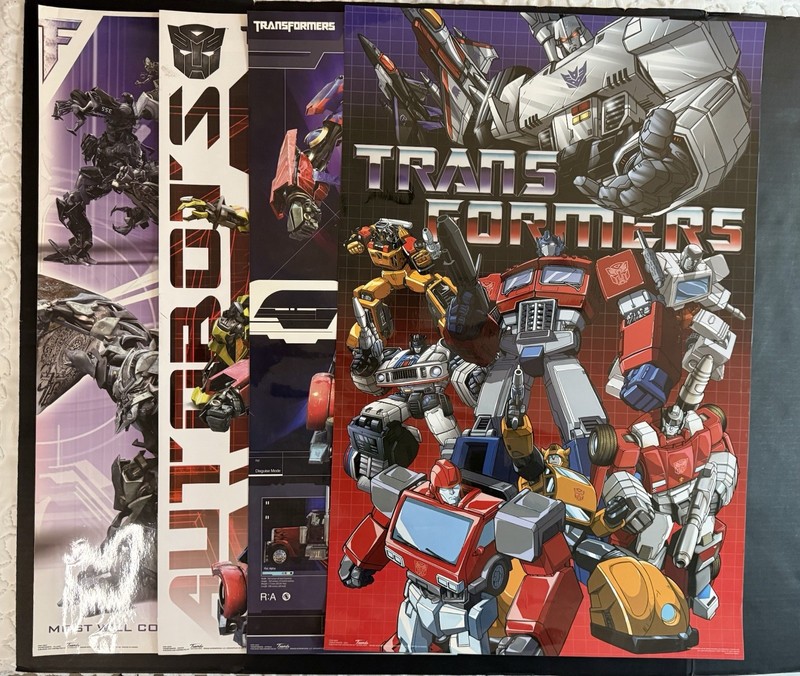 Transformer Posters Set Of 4, Glossy Finish, Trends 2006 And 2007