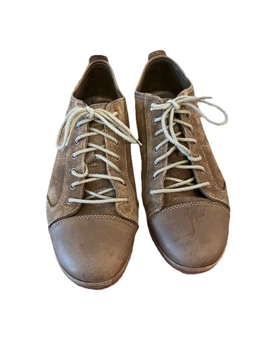 Scarpe Timberland Uomo US9.5 Woodcliff Oxford Sneakers Pelle Marrone Leggere
