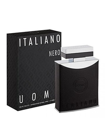 Armaf Men's Italiano Nero Uomo EDT Spray 3.4 oz Fragrances 6085010041001