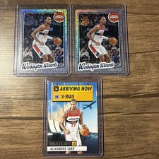 Alex Sarr NBA Basketball Cards Lot of 3 Sports Collectible