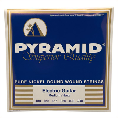 Pyramid Pure Nickel 010-048 | E-Gitarren-Saiten | Rein-Nickel-Saiten | 402/403