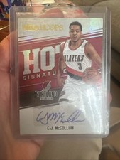 2017-18 Panini NBA HOOPS Hot Signatures C.J. McCollum Autograph #HS-CJ (AU)