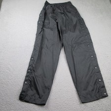 Vintage Nike Tearaway Track Pants Mens Medium Black Nylon Snap Windbreaker