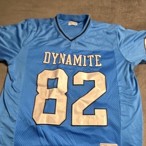 Classic Reels Napoleon Dynamite Uncle Rico #82 Blue Movie Jersey Shirt XL