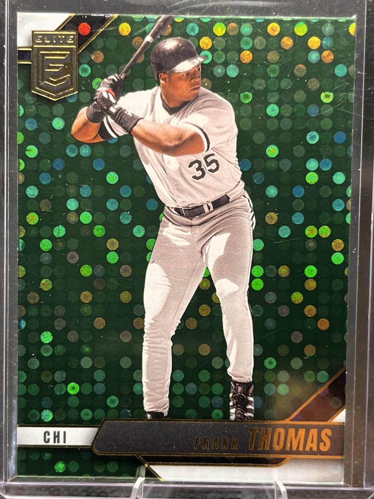 FRANK THOMAS 2026 DONRUSS ELITE GREEN DISCO 63 WHITE SOX HOF!